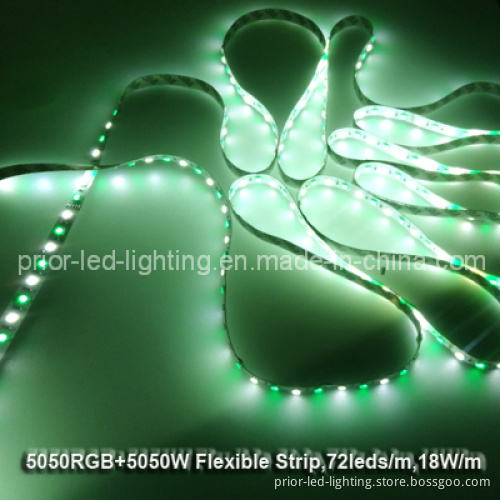 LED 5050 Strip RGB Light (Green+White) 72PCS/Meter (PR-FS5050RGBW72-24)